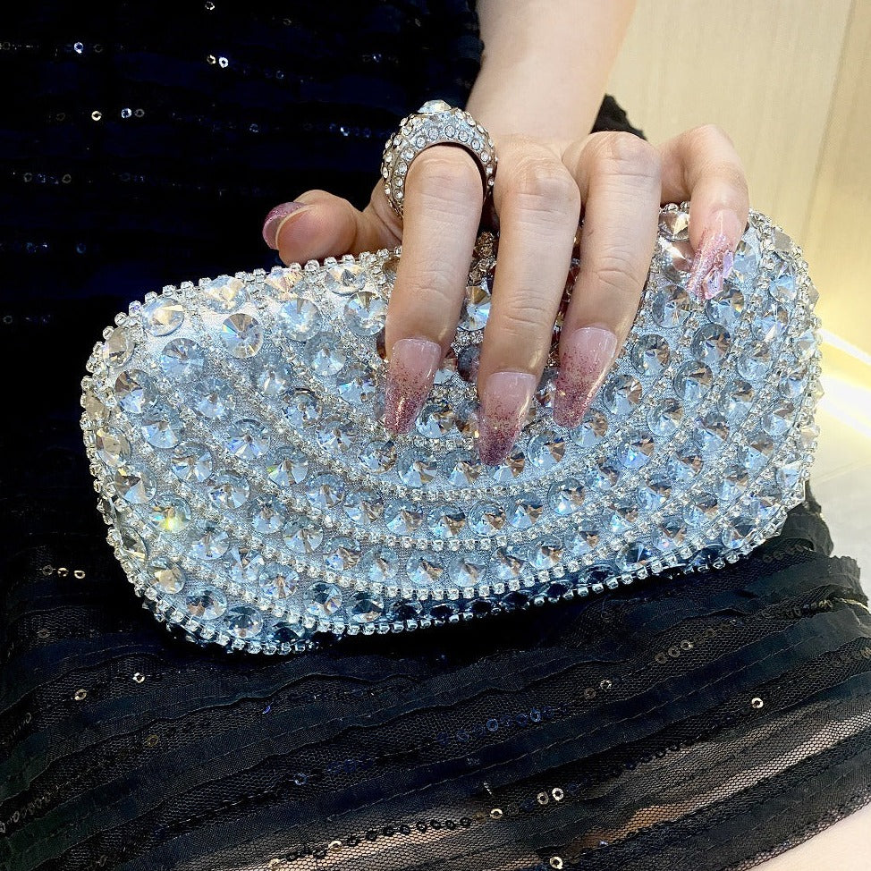 Clutch Prata Diamonds