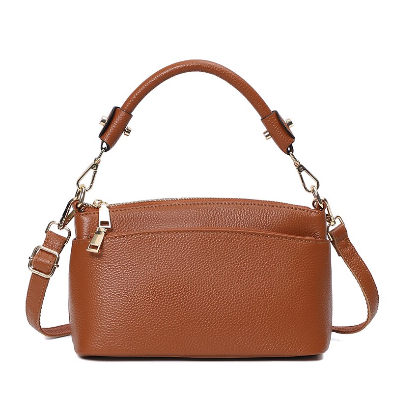 Bolsa de Couro Quadrada - Chic Bela