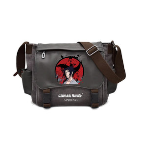 One Piece Impresso Canvas Messenger Bag, Mochila Casual Cartoon Wukong Chinchilla, Bolsa de Ombro de Viagem Resistente ao Desgaste, Hokage, Novo