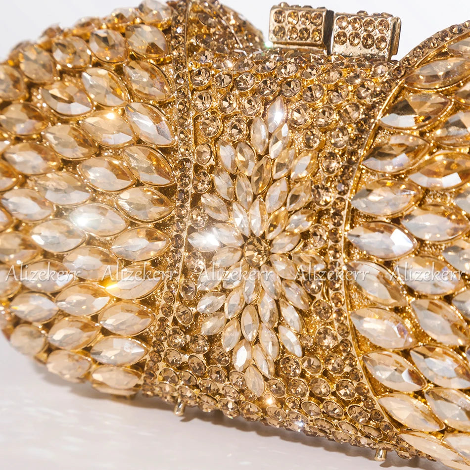 Clutch Metal Cristal Ametrina