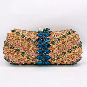 Clutch Crystal Diamantes Cadena