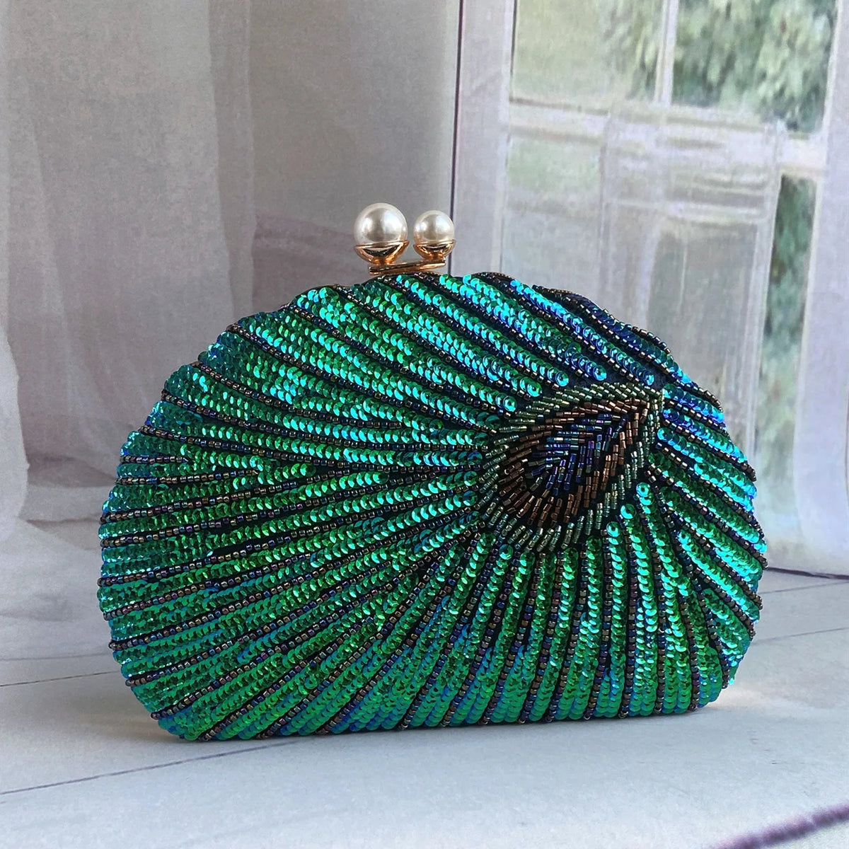 Clutch Pavão Bijoux