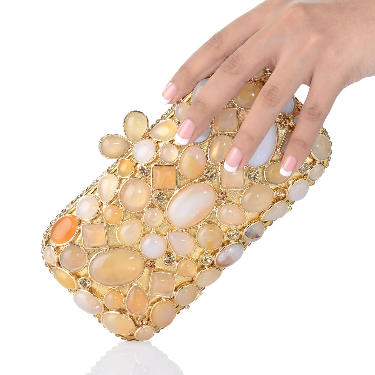 Clutch Luz Bege Tabatha