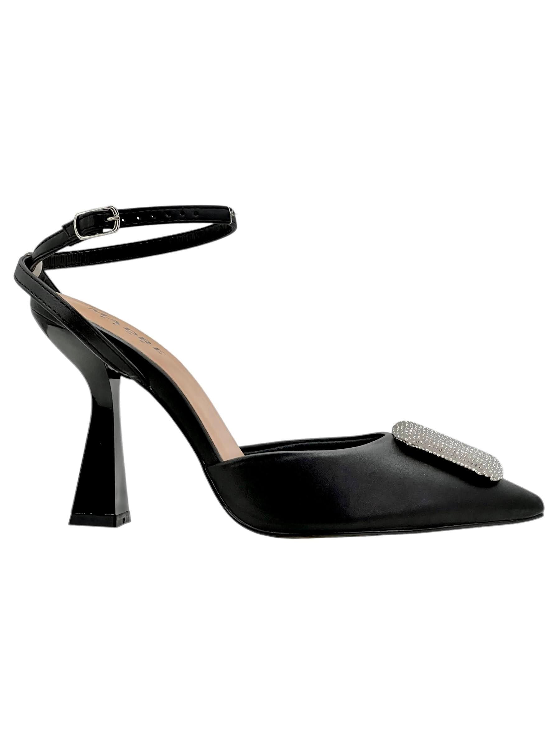 Sandália Slingback Madre Flore Preto