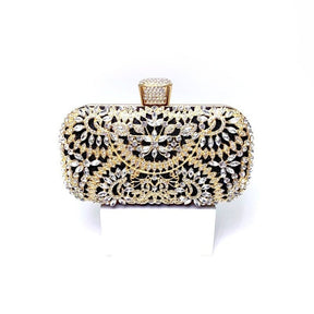 Bolsa Clutch Liag Festa Pedra Brilhante Strass - FANICH